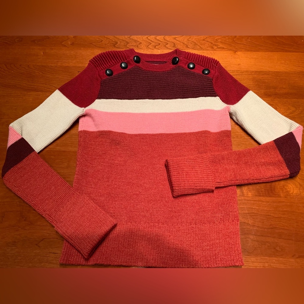 NWOT Isabel Marant DOYLE striped wool sweater - 38 FR / US 6 / M - Picture 2 of 15